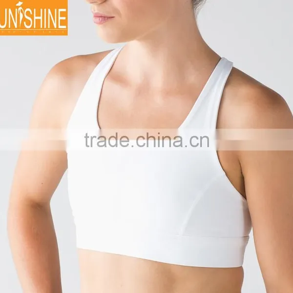 OEM Women Fitness Bra Yoga Tops Seamless Criss Cross Padded Yoga Bra photo-3