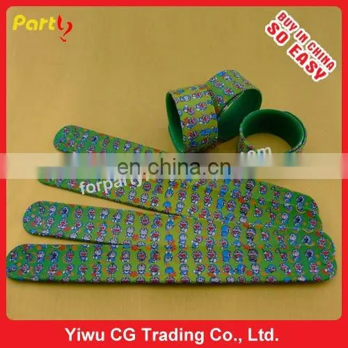 CG-BR102 Hot Sale Silicone Slap Bracelet