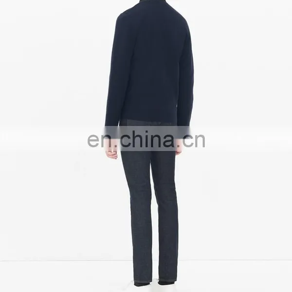 Fashion Winter Solid Color Cardigan Men Woolen Sweater Design Of Hot Selling Christmas Sweaters photo-3