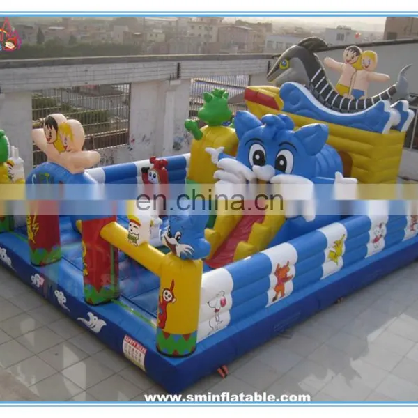 2016 Funny Game Inflatable Amusement Park,inflatable Funcity,inflatable Jumping Bouncer Slide for Kids photo-2