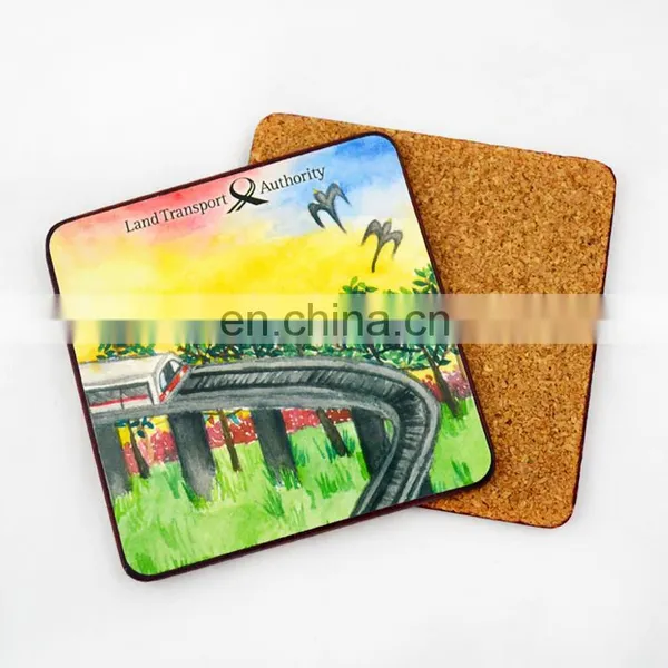 Custom Square Wooden Coasters photo-3