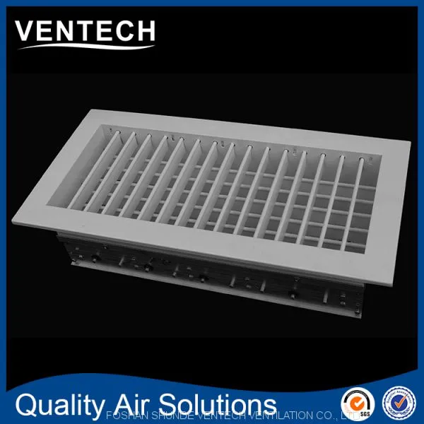 Hvac Ceiling Ventilation Supply Air Register Double Deflection Grille photo-2