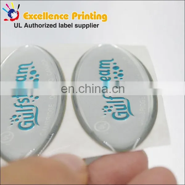 New Desugn Custom 3d Printing Epoxy Resin Labels photo-6