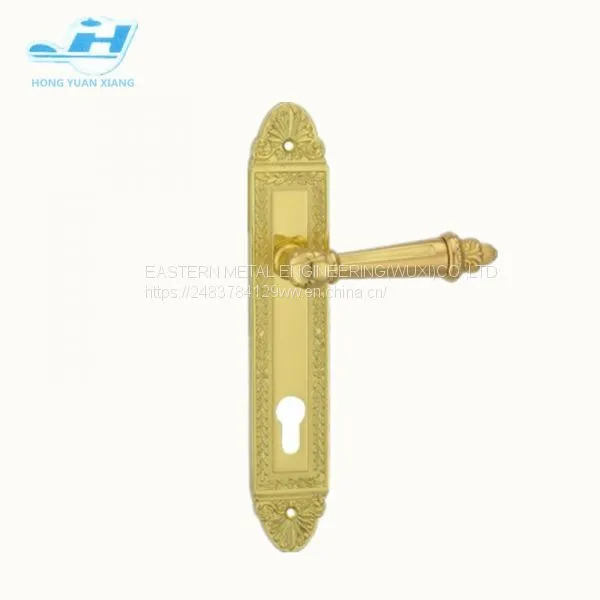 GP Steel Lever Handle Mortise Lock Door Handle With Cylinder Hole Used in Wooden Door or Bathroom photo-2