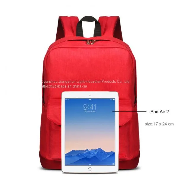 New Models Brief Pure Color Kids 20L Preppy Canvas School Bag for Teenagers photo-3