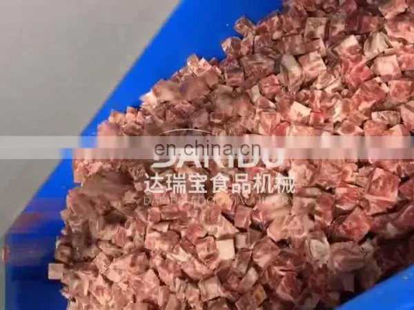 Automatic Beef/Mutton Dicer/Commercial Frozen Meat&Vegetable Slicer Cutting Cube Machine for Factory