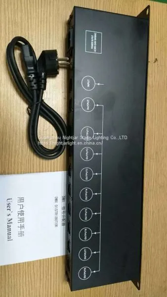 （NJ-SP08）8 Channel DMX Output Splitterroller photo-3