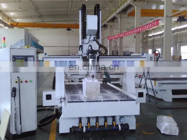 Marble Granite Stone Sculpture Wood Carving 4 Axis Cnc Cutting Router/3d Cnc Wood Carving Router photo-5
