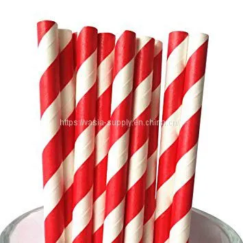 Different Colors Rainbow Striped Paper Straw by Craft Paper photo-2