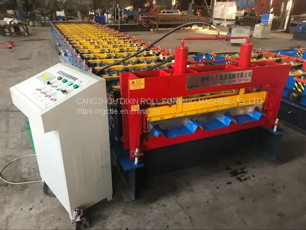 Trapezoid Profile Iron Roll Forming Machine/ Aluminum Panel Trapezoidal Roll Forming Machine photo-4