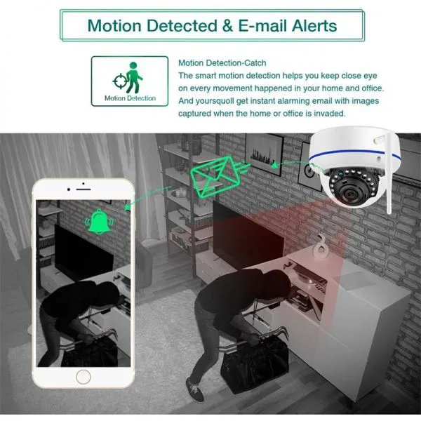 Security Cheap Price CCTV H. 265 2.0MP Mini IR Dome HD Wireless WiFi Security IP Camera photo-5