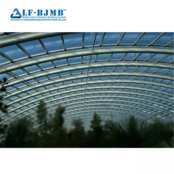 Light Steel Frame Modular Building Glass Dome Skylight Roof Construction Glass Atrium Roof photo-5