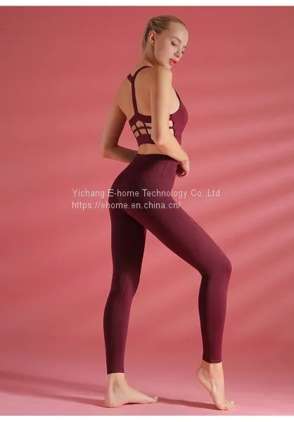 New Design High Waist Tight Yoga Women Tights New Seamless Leggings Set photo-5