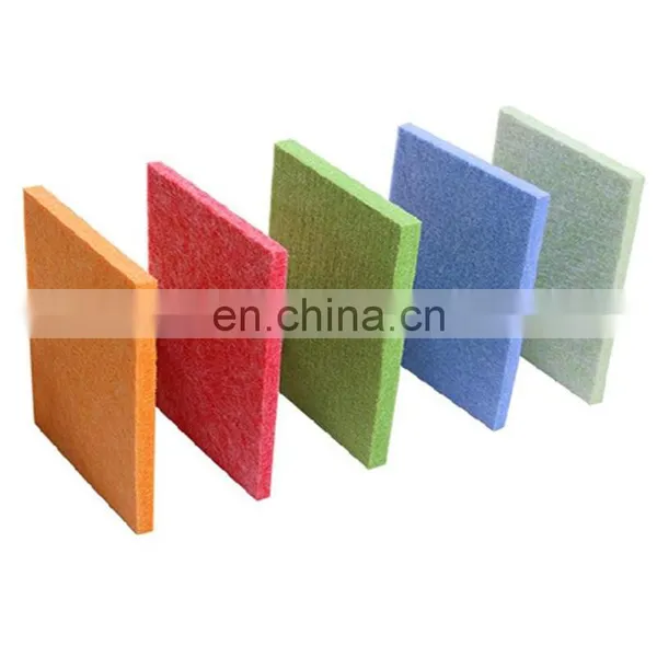 High Density Dust-proof Polyester Acoustic Panel Felt Sound Absorbing Ceiling photo-4