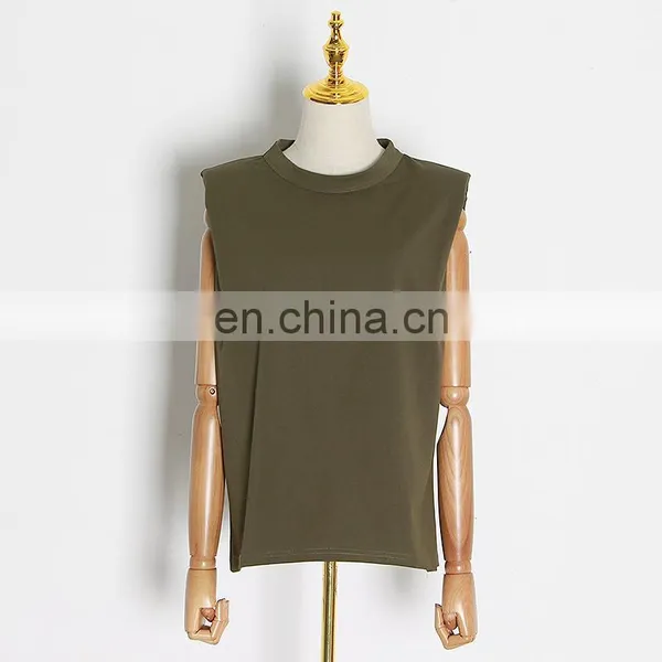 Wholesale Womens Solid Color Custom Printing T-shirt photo-6