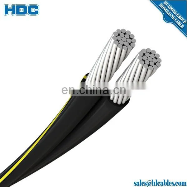 Overhead Aluminum Conductor Twisted 2*10mm2 Aerial Abc Cable photo-2