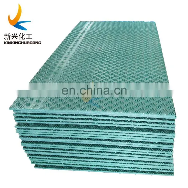 Durable Temporary Floor Protection Mats HDPE Construction Track Plastic Road Mat HDPE Floor Protection Pipeline Mats/ Temporary photo-5