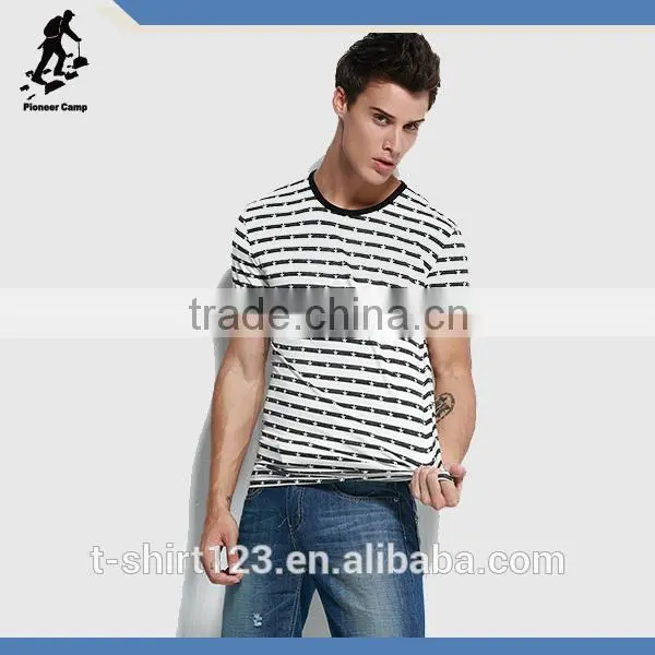 Fashion Striped Men t Shirt With Good Quality photo-5