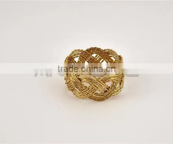 2016 New Arrival Popular Hot Sale Flower Wedding Napkin Rings For Wedding photo-2