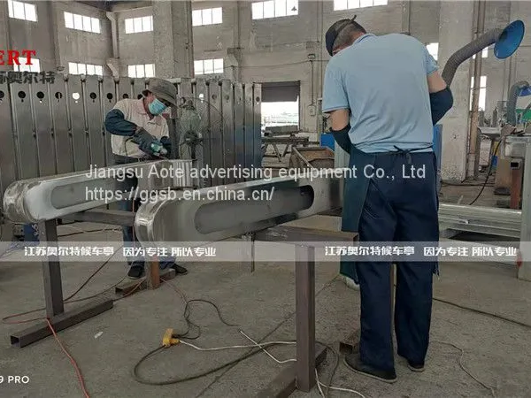 Rural LCD Advertising Machine Bus Shelter Platform Solar Bus Platform Billboard Customization Manufacturer photo-4
