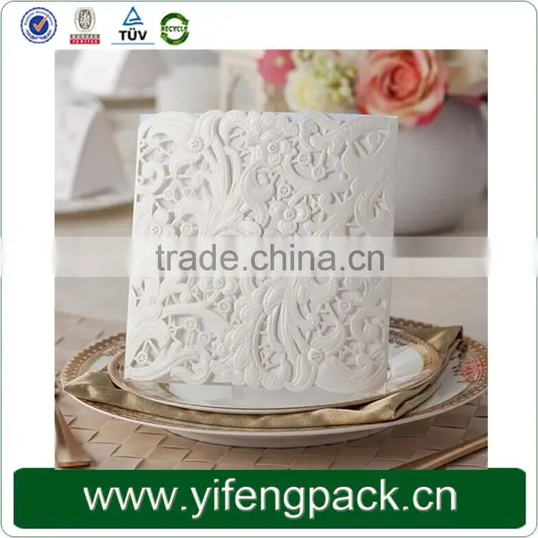Fancy Luxurious 3d Laser Cut Wedding Invitation Card photo-5