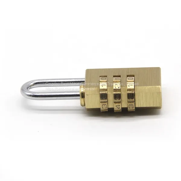 Brass Padlock Combination Locks Manufacturer Candado 3 Digits Zinc Alloy Combination Padlock photo-5
