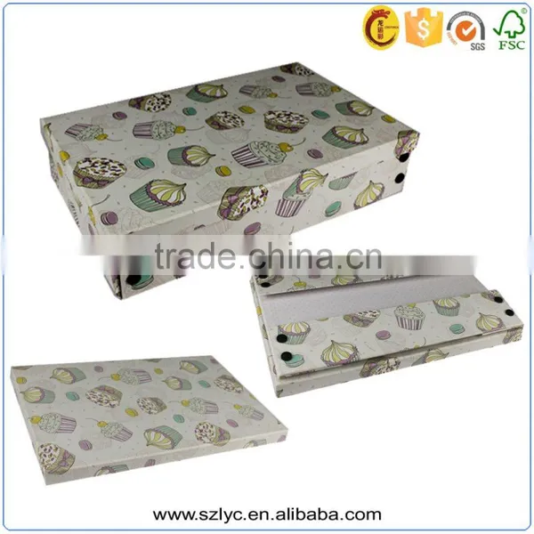 Multipurpose Foldable Cardboard Storage Box With Metal Corner photo-4