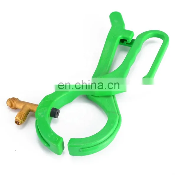 Side Can Tap Valve R134A R22 R410A AC Can Tap 2-in-1 Side Punch Opener Connecting 1/4 SAE und 1/2 Acme Thread Kältemittelflasche photo-5