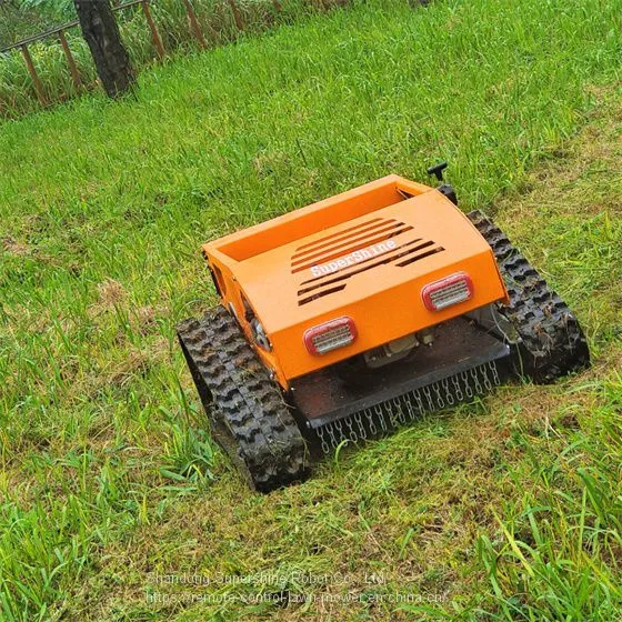 Remote Control Brush Cutter, China Remote Controlled Brush Cutter Price, Robotic Brush Mower for Sale photo-5