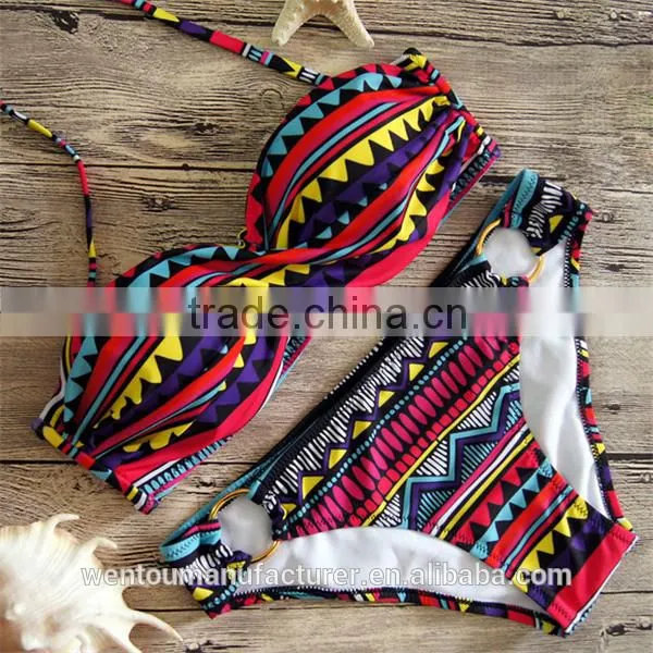 2016 New Sexy Push Up Padded Swimsuit Bikini Brazilian Biquini Quality Choice photo-3