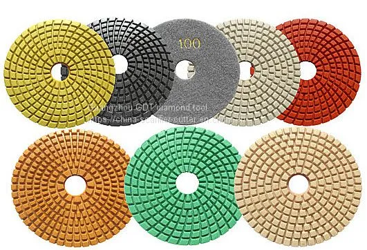 Guangzhou GDT concrete floor polishing pad for polisher and grinder
