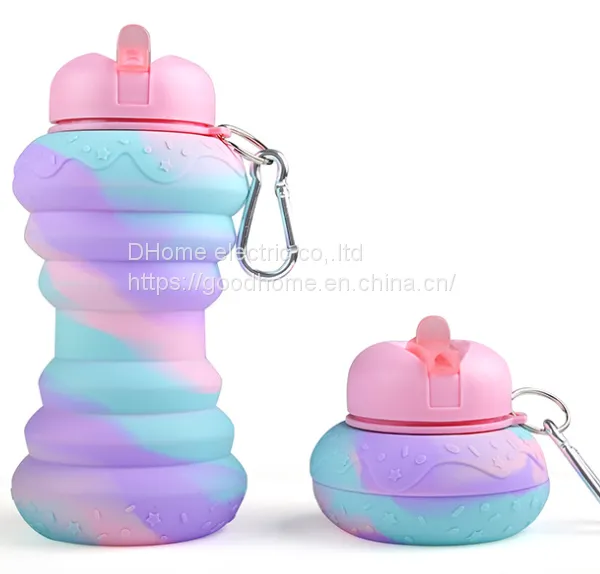 Portable Drop Proof and Leak Proof Silicone Water Cup（Wechat:13510231336） photo-2