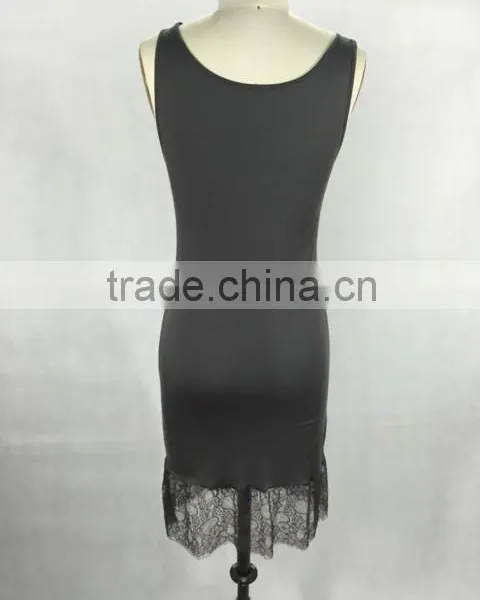 Bamboo Fiber Cotton Modal Woman Long T-shirt photo-3