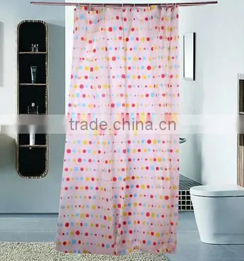 PEVA/PVC/Polyester Waterproof Bathroom Curtain the Curtain for the Bath Waterproof Polyester Bathroom Curtain Quality Choice photo-6