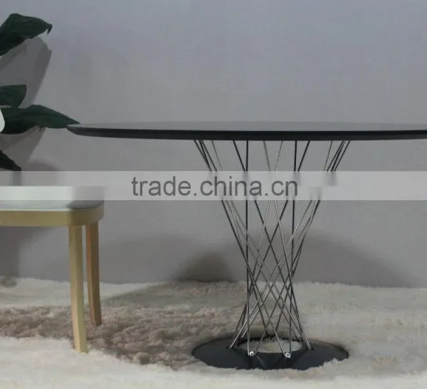 Simple Style Black Cyclone Table by Isamu for Dining Room photo-2