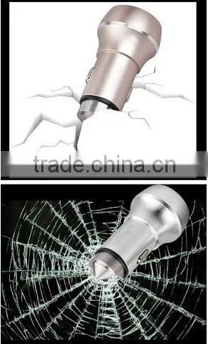 Double Speed High Quality Safety Hammer Car Charger Iphone Car Charger photo-3