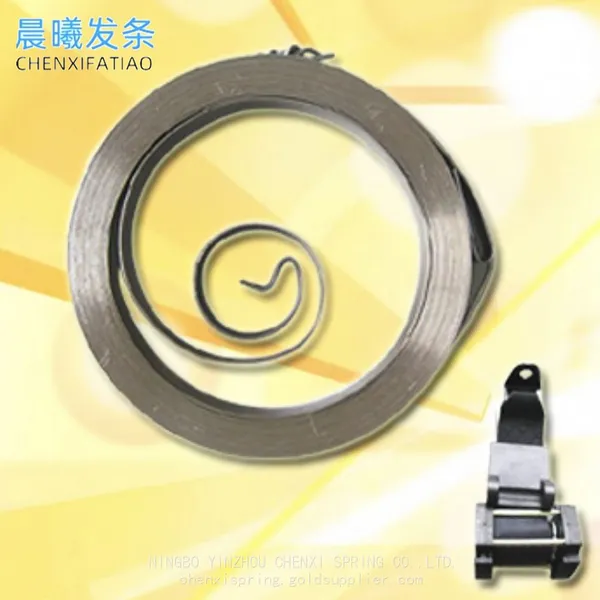 Ningbo Chenxi Spring Car Seat Belt Coil Spring Fire Fighting Equipment Wind Safety Rope Coil Spring Alarm Coil Spring