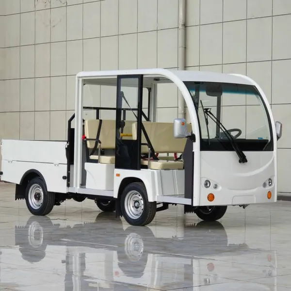 5-seater Electric Sample Delivery Vehicle for Inspection in Qinghai, Double-row Seat Electric Vehicle for Load and Passenger Carrying photo-3