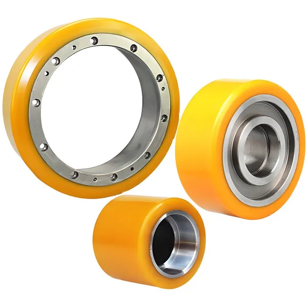 Electric Warehouse Forklift Wheels & Pallet Truck Drive Wheels - Wear-Resistant, Quiet Polyurethane & Nylon Wheels