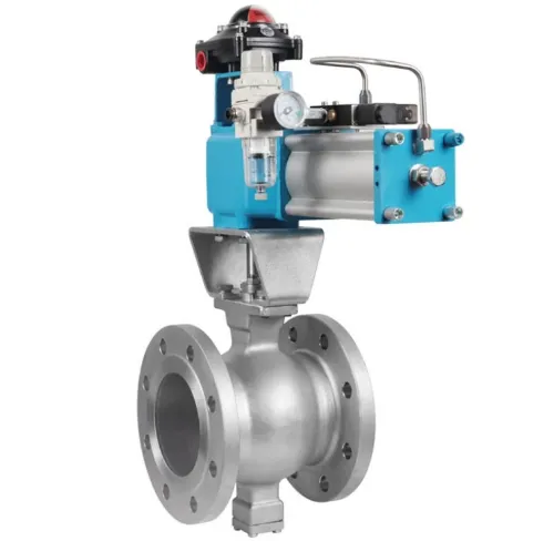 High Quality Pneumatic Ball Valve V-shaped Ball Valve