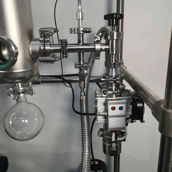 Wiped Film Distillaion Quality Oil Wiped Film Evaporator Lab Molecular Distillation Closed Loop Extractor Essential Oil Machine 5M2 Evaporate photo-4