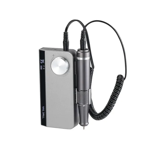 UV-501 40000RPM Compact Rechargeable Desktop Nail Drill With Power Bank Function & LCD Screen