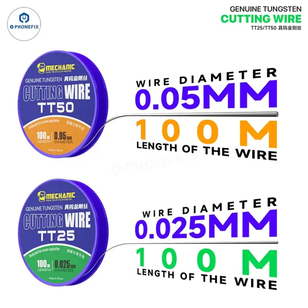 MECHANIC High-Hardness Tungsten Diamond Wire for Mobile Screen Repair photo-2