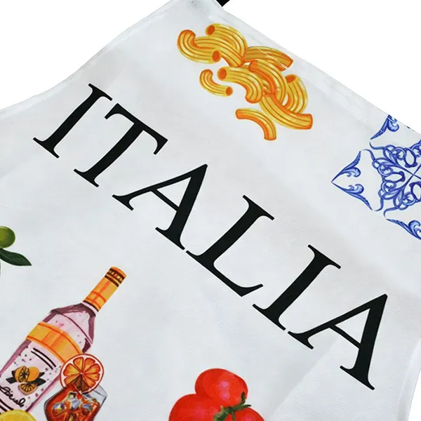 Custom Full Print Logo Apron Custom Promotion Aprons Cheap Kitchen Cooking Apron photo-4