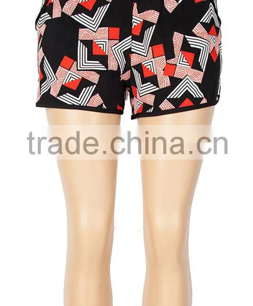 LADY'S PRINTED KNITTED SHORTS photo-2