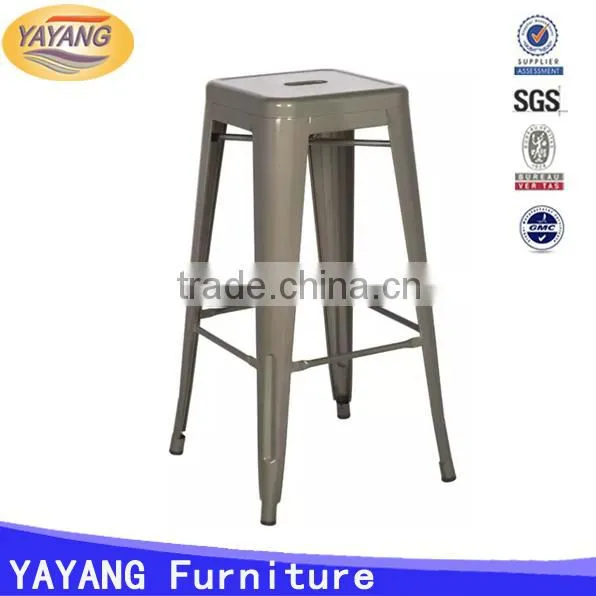 Metal Used Commercial Furniture Industrial Vintage Bar Stools High Bar Stool Quality Choice Most Popular photo-4