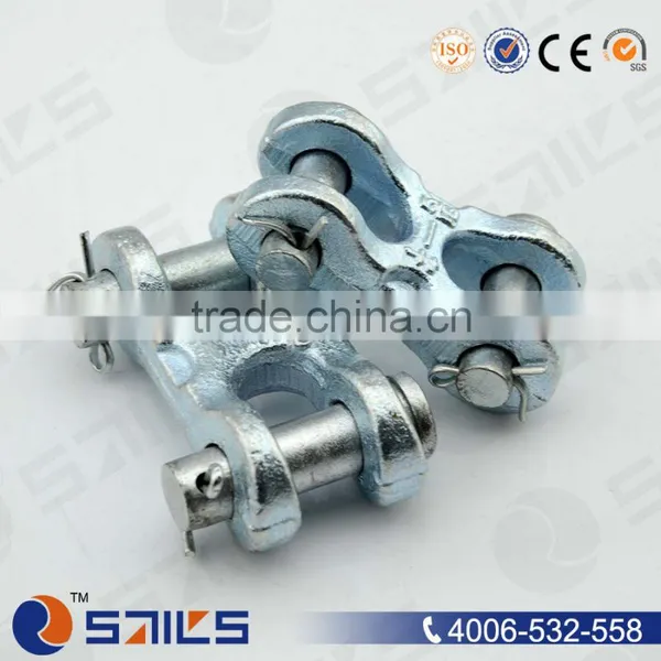 Galvanized S249 Drop Forged Twin Clevis Links photo-4