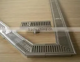 Custom Design Steel Metal Bathroom Shower Drain Protector photo-2