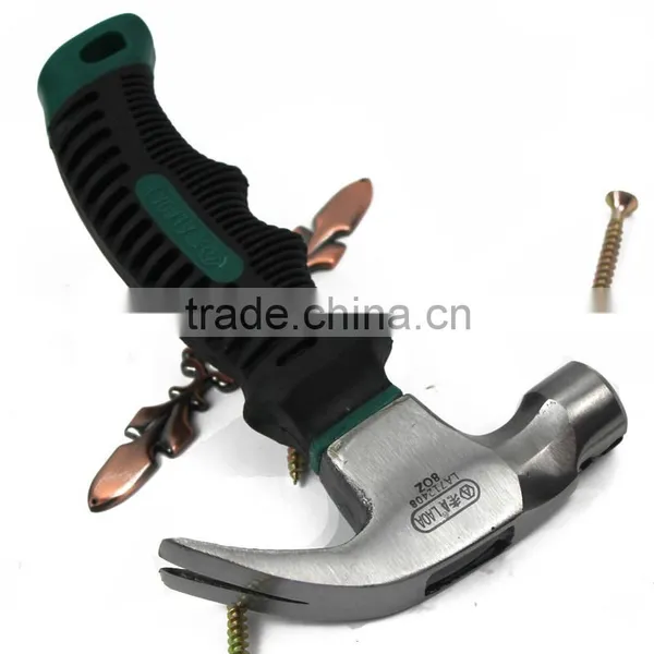 Portable Mini Claw Hammer/ Car Safety Glass Hammer Rubber Handle Fitter's Hammer photo-5