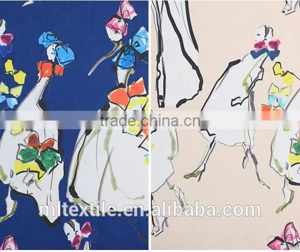 Knitting Printing Roma Fabric